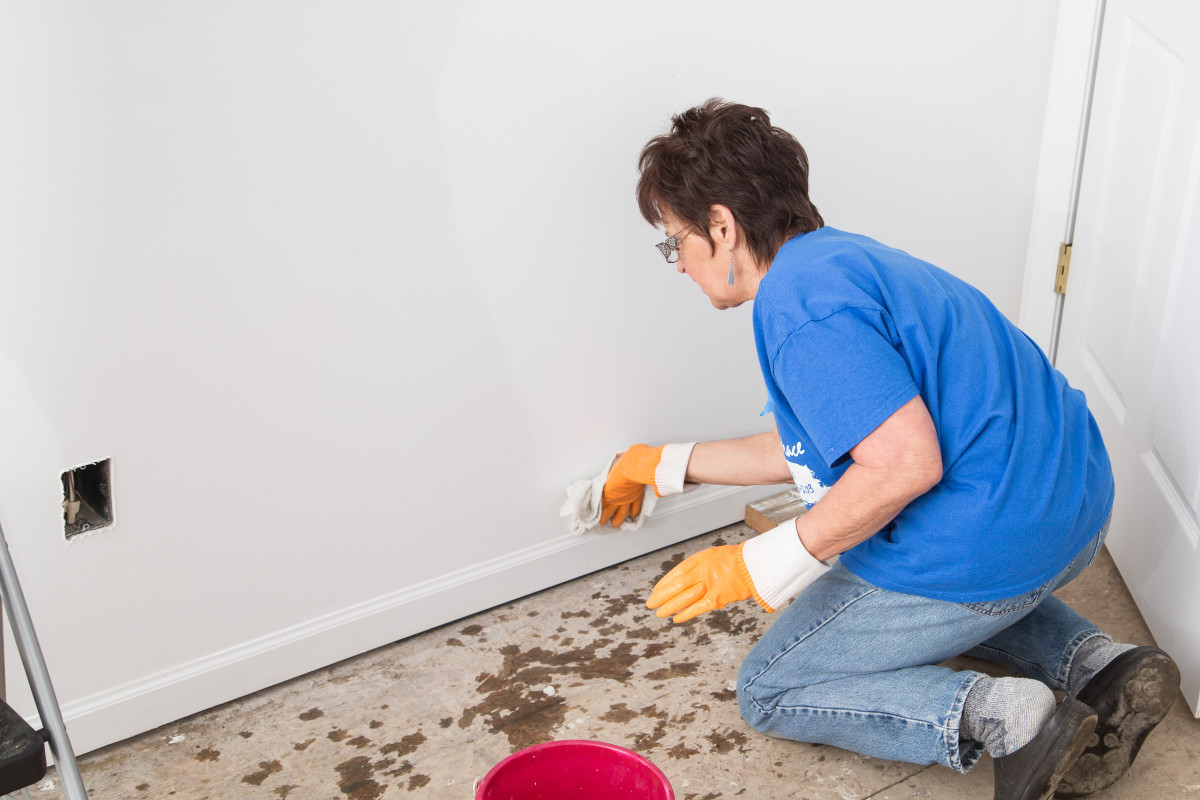 Cleaning the baseboards rose street restoration initiative